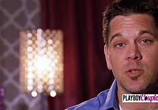 Husband Devours Wife's Juicy Pussy Before Swingers Party Blowjob Group Action Begins!