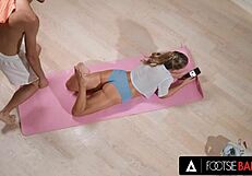 What if horny eveline dellai's feet get licked before her tight ass takes full plumbing?