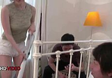 yu shinoda's steamy threesome blowjobs lead to group cumshot bliss