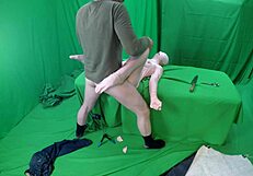 scarlett johnson gags deep on choking cock frenzy