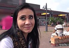 ADORABLE CZECH TEEN SEDUCED IN SHOP RIPPED CLOTHES POUNDED POV HARD