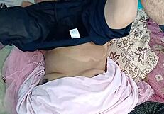 Desi bride's hot suhagraat missionary pussy chudai on ranch wedding night