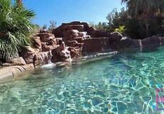 Underwater ebony lesbians Nina Rivera Sully Savage eat pussy poolside!