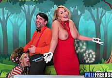 Blonde Milf Teen Used Free on Street Set