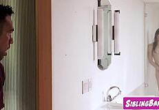 Stepsis Jenna Ross Takes Brutal Deepthroat Doggystyle Cowgirl Pounding Facial in Steamy Shower Fuck