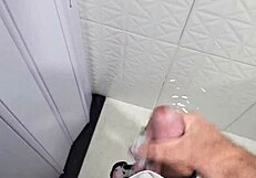 I ejaculated in my sister-in-law's panties while she masturbates nearby