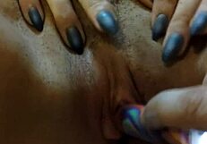 lucy amanita bares pierced nipples in real orgasm rail