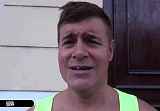 wanna see this gushing russian slut deepthroat inked stud in elevator?