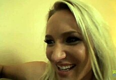 my asian cock throbs watching this blonde babe suck then doggystyle pussy fuck