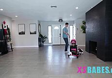 Teenie Ditches Kart Riding for Wild Cock Ride and Lick Frenzy!