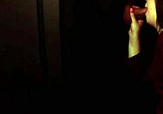 Student Deepthroats Gloryhole Cock Swallows Cum Facial Lingerie Uniform First Time