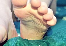 you creep into stepsis room at night stroking to her soft toes and tight holes