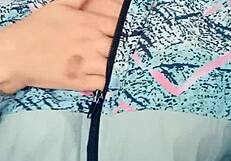 i hope my sexy coworkers don't recognize me fingering my wet pussy in spain