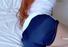 Teacher Fucks Schoolgirl in Tight Sport Shorts