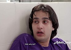 Step mom stops my wankathon annie king hardcore taboo