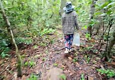 We fuck hard in forest as thai village amateurs pov creampie 4k