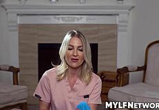 Busty Milf Andi Avalon Edges Fat Cock to Explosive POV Cum Burst