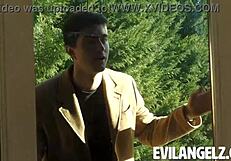 Sealing Deal with ALEXIS CRYSTAL Petite Threesome Blowjob Ride