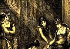 This vintage art shows hairy beaver