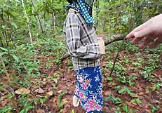 We fuck hard in forest as thai village amateurs pov creampie 4k