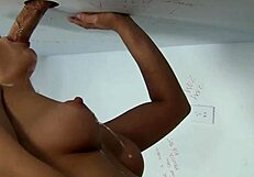 Only Big Shaft Fills Blonde Slut Jamie's Deepthroat Needs