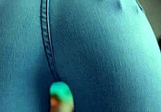 My perfect ass in jeans facesit POV