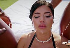 i couldn't believe black boys gangbanged me first time, dp and pissing on birthday 😩💦