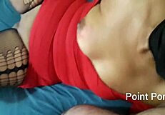 Two guys three big ass women in wild black orgy party chaos