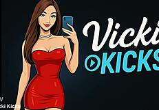 he's sliding between my soft tits while i squeeze his full balls tight