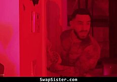 Stepsiblings swap partners for intense foursome fuck