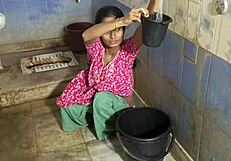 busty desi bhabhi ravaged by boss in bondage after hours