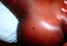 darkchocolatebarbie hopped on reverse cowgirl riding my dick begging cum on her pretty face