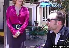 alex legend pounds that big ass in skirt outdoors with deepthroat