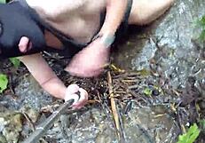 What if someone spots her fingering in the woods by the river?