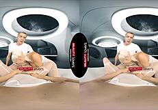 wanna fuck these big tits blondes in outer space reality?