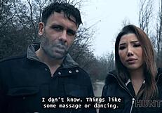 Hot babe strips naturally to spite her stupid boyfriend