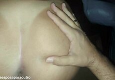 karina teases lucas cock at her wet pussy entrance only aham