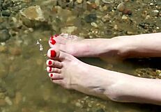 her feet deliver extreme tingles with sexy asmr and binaural beats relaxation