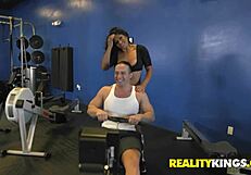 Xori Vera, your gym latex workout turns into hot sex gains!