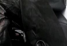 Beautiful black model teases in pleaser heels stripping clothes homemade foot fetish legs toes preview