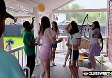 i couldn't resist her curves once the music hit we fucked the dj hard all night long