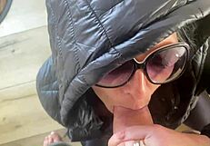 MilfyCalla Covers Down Jackets in Cum During Pussy Worship and Slut Roleplay