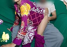 hot indian maid gets fucked doggystyle by friend 😈