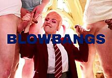 hot milf and teen writhe as tongues devour their wet pussies