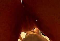 Playing house party game gets wild with Amy in paintroom.