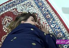hot iranian party sex with curvy brunette mansoori from tehran iron market