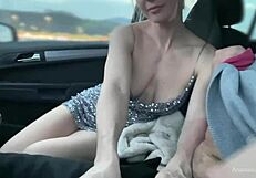 public car blowjob then he cums in my mouth