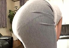 Jogging wife Ikuno Mitsuyo melts into neighbor's huge cock after long dry spell