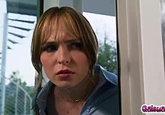 I break all rules on purpose so babysitter Lilly Bell spanks bratty me Jane Wilde hard