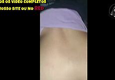 wife rides stud's huge cock creampie in front of cuckold husband